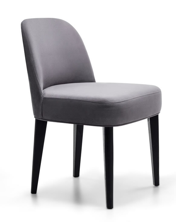 Silla Wave Tela Frente 1,50m Atras 0,60m Cuero Frente 3,20m2 Atras 1,30m2,  Morfología curva y contraformas amigables. Desarrollada en madera de guindo, lustre semimate y tapizado en tela o cuero (Genero no incluido). **Este producto es 100% customizables**