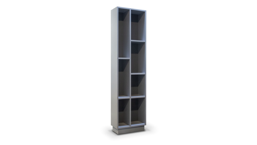 Biblioteca Alaska A 0,60 P 0,30 H 2,25,  Realizada en madera laqueada con una terminación laqueada semimate **Este producto es 100% customizable**