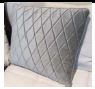 Almohadon decorativo de stock con Matelasse en 1 cara Tela 1,20m Cuero 2,50m2 0,50x0,50