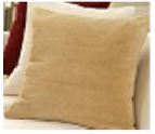 Almohadon decorativo de stock liso Tela 0,60m Cuero 1,50m2 0,50x0,50