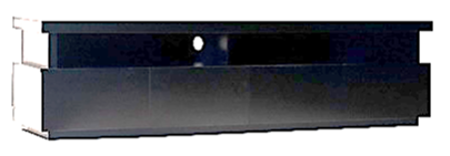 Mueble plasma Flat laqueado A 2,50 P 0,60 H 0,50. Estructura realizada en madera de guindo con una terminación laqueada en poliuretano semimate **Este producto es 100% customizable**