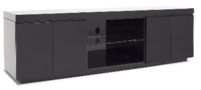 Mueble plasma Ambar A 2,20 P 0,55 H 0,50. Estructura realizada en madera de guindo con una terminación laqueada en poliuretano semimate **Este producto es 100% customizable**