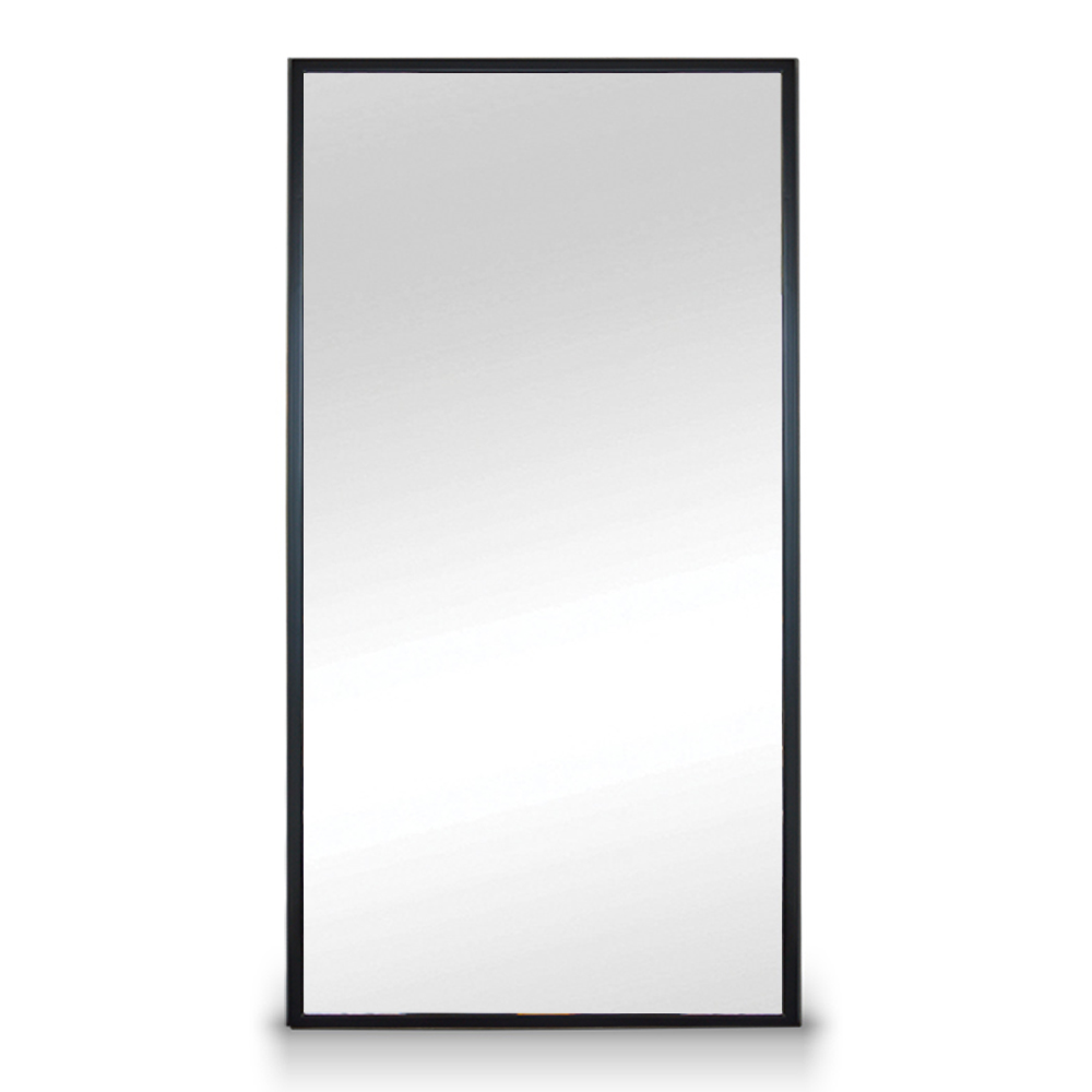 ESPEJO RECTANGULAR MINIMAL A 0,80 P 0,04 H 2,00, Estructura fabricada en madera terminada en poliuretano negro. ***Este productos es 100% customizable***