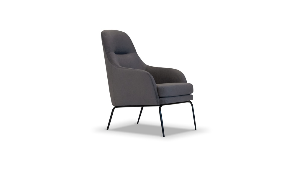 SILLON MINIMAL / RAFIA y CUERO Rafia 1,50m + Cuero 4,50m2, . Estructura fabricada en madera contramoldeada y patas de hierro conificado pintadas con pintura epoxi negra, relleno de alta densidad. Regatones regulables. ** Este producto es 100% customizable **
