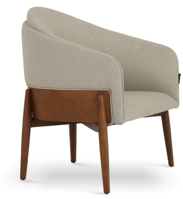 Sillon Esencia,Fabricada en madera de guindo. Terminación tapizado en género rustico. ** Este producto no es customizable **