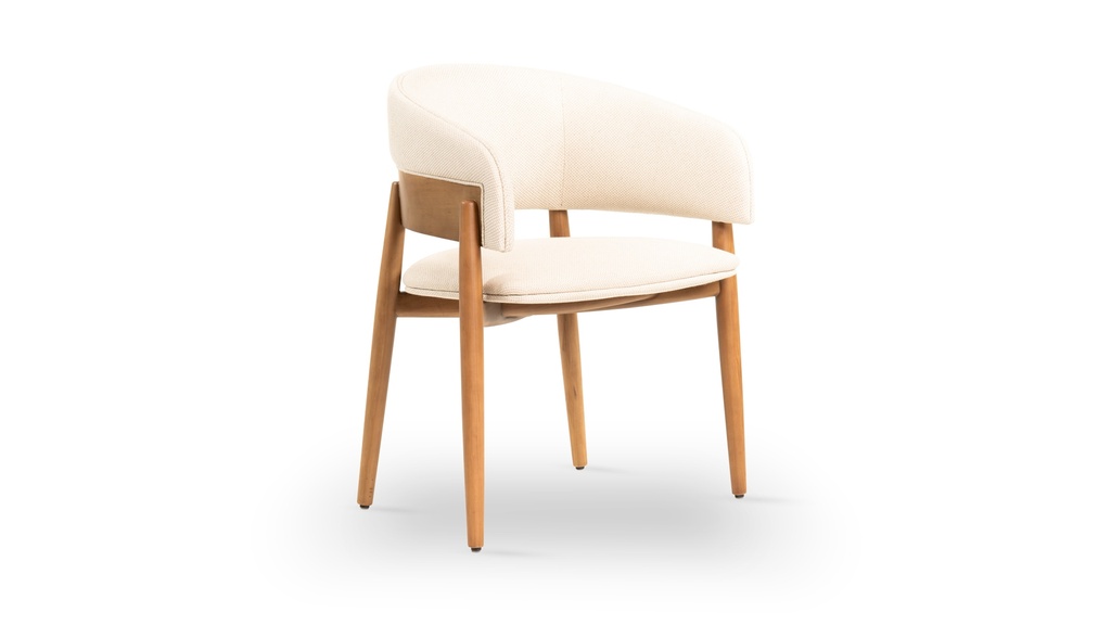 SILLA DE COMEDOR PURO, Fabricada en madera de guindo. Terminación tapizado en género rustico. ** Este producto no es customizable **