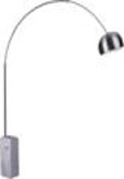 Lámpara de pie arco mármol blanco 68 Kg. Regulable 2300mm x h 2300mm