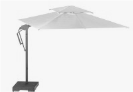 PARASPARASOL PALMANOVA. Estructura en Aluminio. Tela Nautica. Color Negro