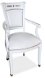[SS.43-1N] Sillón Century Star (con tachas) Tela 1,20m Cuero 2,60m2