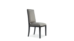 [SS.082-1] Silla Bruni todo tapizada Tela 1,10m Cuero 2,40m2, Un diseño simple y despojado, con tachas que realzan su estilo y personalidad. Fabricada con madera de Guindo y tapizada en pana. *** Todos nuestros productos son 100% customizables ***