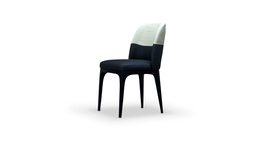 [SS.109] Silla Vossa Tela 1m + Rafia 1m(Ya incluida la Rafia) , Estructura fabricada con madera de Guindo y con terminación laqueada en negro semi-mate. Asiento tapizado en cuero smooth negro, mientras que el asiento se encuentra combinado entre rafia matizada y cuero smooth *Este producto es 100% customizable*
