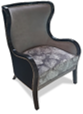 [SL.072] Sillón Tiziano (incluye tachas) Tela 4,90m Cuero 10,30m2