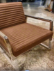 [SL.141] Sillon Zoe c/matelasseado Tela 2,70m Cuero 5,70m2
