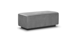 [BQ.042] Banqueta Wave  c/tela sin matelassé ,con vivos cuero agregar 2,20m2 Tela 2m Cuero 4,20m2,  con diseño minimalista. Fabricada con madera de guindo laqueado semimate y tapizada con tela (no incluida). *Este producto es customizable*