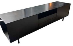 [AP.034] Aparador Gloss  - Todo Laqueado A 1,95 P 0,50 H 0,70, Estructura fabricada en madera laqueada frentes de puertas y cajones Laqueados. La base es una estructura de hierro color negro satinado. ** Consultanos por medidas especiales, este producto es 100% customizable **.