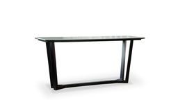 [DR.035-3] Dressoire Modena. A 1,58 P 0,48 H 0,70m. Tapa en Dekton Calacatta  Fabricado con madera laqueada en color negro semimate.**Este producto es customizable**