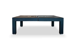 [ML.082-2] Mesa de Centro Rox (con tapa en Dekton Calacatta) A 1,20 P 1,20 H 0,47, patas hierro pintadas con pintura epoxi negra. ** Todos nuestros productos son 100% customizables **