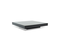 [ML.098] Mesa de Centro Aylett A 1,00 P 1,00 H 0,20, . Fabricada en madera laqueada en negro. *** Todos nuestros productos son 100% customizables ***