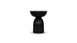 [ML.L70-010] Mesa Lateral Stem DIAM 0,40 H 0,50, Fabricada íntegramente en madera. Toda la pieza está torneada, con una terminación laqueada brillante que le brinda elegancia y sofisticación. La misma viene en tres presentaciones de color: White, Silver & Black. Este producto es 100% customizable. Consultar por otras opciones disponibles. Plazo de entrega: hasta 70 días hábiles.