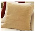 [ALM-2] Almohadon decorativo con vivo y cierre Tela 0,65m Cuero 2m2 0,50x0,50