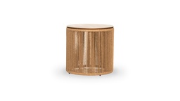 [7020904] MESA LATERAL VOGA (JMS4507) 0,50 X 0,50 X 0,50,  Estructura fabricada en madera de tauarí. Este producto no es customizable.