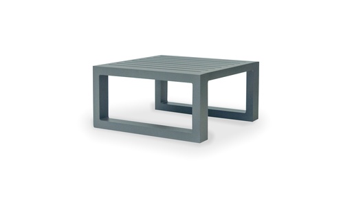 [EXT.70-014] MESA LATERAL ALMA Gris Grafito A 0,60 P 0,60 H 0,50, Estructura fabricada en aluminio con recubrimiento poliuretánico en dos terminaciones: blanco o grafito. Se recomienda no exponerlo a la intemperie de manera directa cuando no esté en uso. De lo contrario se deberá utilizar una funda protectora.