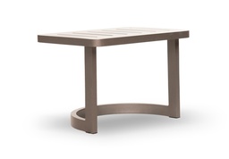 [EXT.70-140] MESA LATERAL BALI Gris Grafito A 0,74 P 0,50 H 0,50, Estructura fabricada en aluminio con recubrimiento poliuretánico en terminación girs grafito. Se recomienda no exponerlo a la intemperie de manera directa cuando no esté en uso. De lo contrario se deberá utilizar una funda protectora