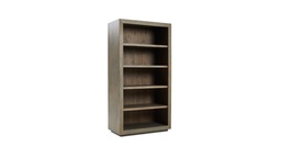 [PbF047] Biblioteca MEGHAN A 1,00 O 0,50 H 1,90, Fabricada en paraíso poro abierto, terminación patinado. * este producto es customizable *