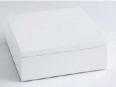[PbF076] Caja LADY Rectangular A 0,30 P 0,15 H 0,07. Fabricada en madera laqueada parapoliuretano blanco, gris o negro semimate.  *Este producto no es customizable*