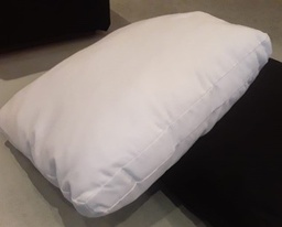 [PbF183] Almohadon decorativo liso 50x50 con Faja. Tela incluída a elección - pana (negra/gris/blanca), lino (negro/gris/blanco) Tela 0,60m 0,50x0,50