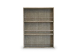 [PbF198] BIBLIOTECA DE COLGAR GRANDE  ByT A 0,90 P 0,14 H 1,20, Fabricado en paraíso poro abierto, terminación patinado *este producto no es customizable*