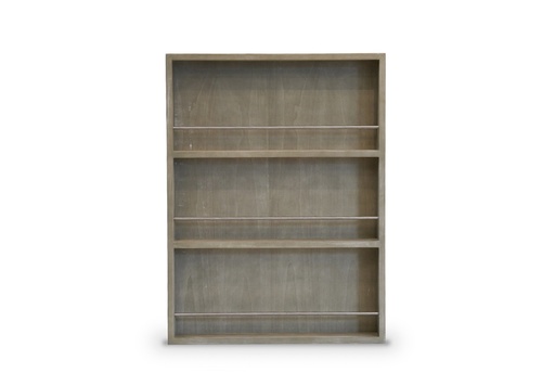 [PbF198] BIBLIOTECA DE COLGAR GRANDE  ByT A 0,90 P 0,14 H 1,20, Fabricado en paraíso poro abierto, terminación patinado *este producto no es customizable*