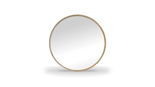 [PbF202] ESPEJO CIRCULAR CON BISEL ByT  DIAM 0,90 H 0,08,  El bisel es fabricado en paraíso poro abierto, terminación patinado *este producto no es customizable*