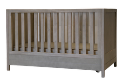[PbF207] CUNA FUNCIONAL CHICA ByT  (INCLUYE COLCHON  1,40 m x 0,80 m x 0,12m) A 1,51 P 0,91 H 0,95. Fabricado en paraíso poro abierto, terminación patinado *este producto no es customizable*