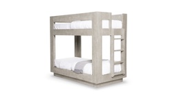 [PbF211] CAMA CUCHETA ByT  (NO INCLUYE COLCHONES 1,00 m x 1,90 m) A 2,08 P 1,10 H 1,78, Fabricado en paraíso poro abierto, terminación patinado *este producto no incluye colchones y tampoco es customizable*