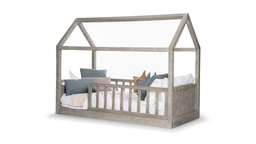 [PbF210] CAMA MONTESORI ByT (NO INCLUYE COLCHON 0,80 m x 1,90 m) A 2,06 P 0,96 H 1,56, Fabricado en paraíso poro abierto, terminación patinado *este producto no incluye colchones y tampoco es customizable*