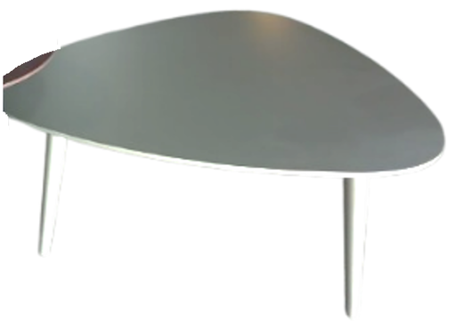 [ML.233] Mesa de centro Nikov Grande, A 0.80 P 0.80 H 0.40, Estructura fabricada en madera guindo, laqueado Farben semimate *Este producto es customizable*