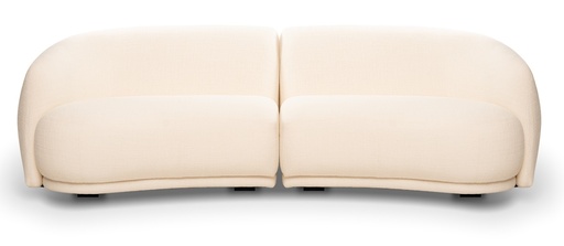 [IM.0606] Sofa Terra, Estructura de madera maciza. Cinchas, resortes y poliester de distintas densidades garantizan la comodidad y durabilidad. Tapizada en tela sheep. Patas de madera maciza lustradas. *Este producto no es customizable*