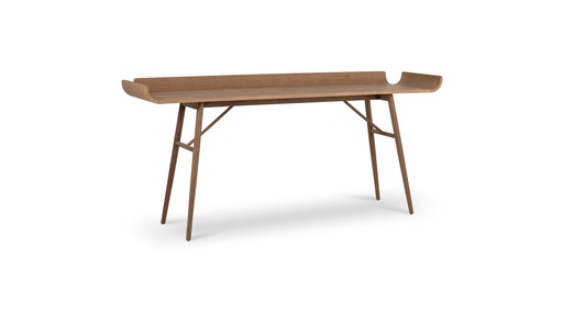 [IM.0653] Consola Brad, Con diseño orgánico y minimalista, realizada integramente en madera de guindo con lustre natural. *Este producto no es customizable*