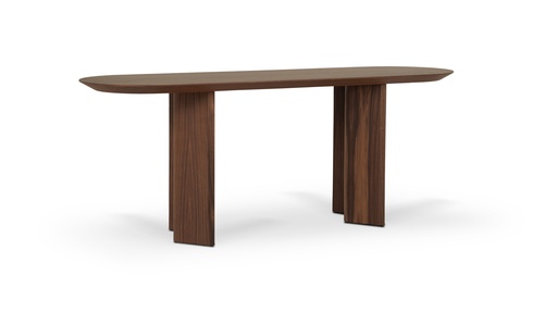 [IM.0654] Consola Esencia, Con diseño orgánico y minimalista, realizada integramente en madera de guindo con lustre natural. *Este producto no es customizable*