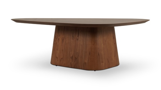 [IM.0646] Mesa de Comedor Grid, Con diseño orgánico e innovador, fabricada en madera de guindo con lustre natural. *Este producto no es customizable*