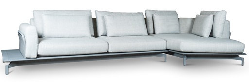 [IM.0678] SOFA ESQUINERO SAINT JORDI. Estructura en Aluminio.Tela Nautica y Tejido sintetico