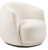 [IM.0600] SILLON DE SALA PURO GIRATORIO, Estructura realizada en madera de guindo, base giratoria realizada en hierro y tapizado en tela rústica *Este producto no es customizable*
