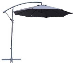 [IM.0573-1] UMBRELLA WALLACE GRIS   + BASE CUADRUPLE