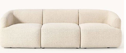 [SF.206] SOFA ESENCIA Modulado  Tela 19 m A 2,80 P 1,00. Estructura de madera maciza. Cinchas. resortes y poliester de distintas densidades garantizan la comodidad y durabilidad. Patas de madera maciza lustradas. *Este producto solo es customizable en el tapizado y medida de longitud*